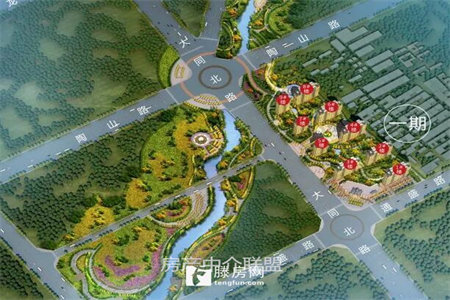 山水人家紧邻佛山中学三居室南北通透